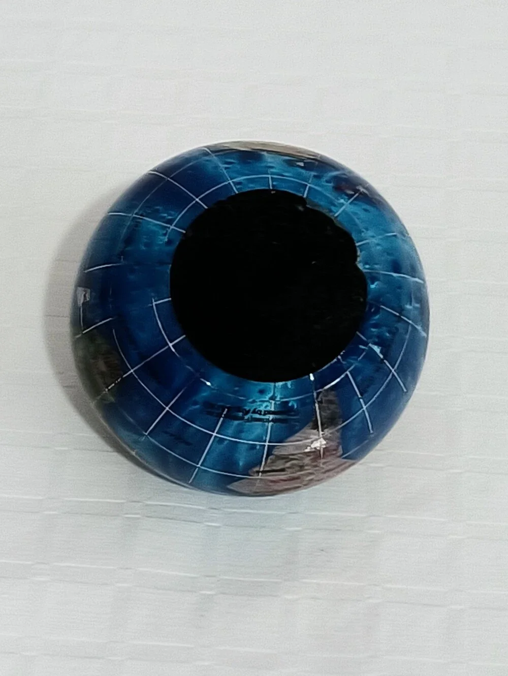 Semi Precious Gemstone World Globe Paperweight